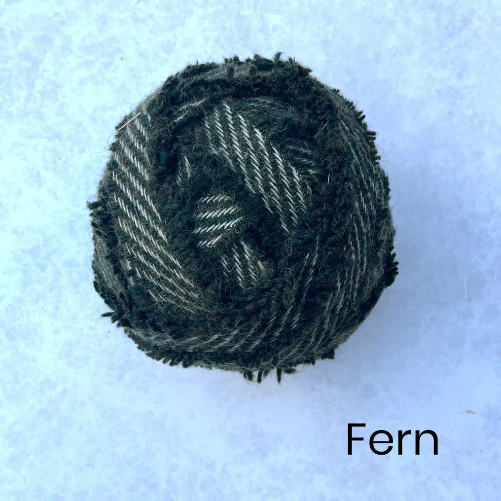 100% Wool Blanket Yarn - Greens