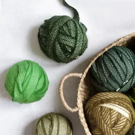 100% Wool Blanket Yarn - Greens