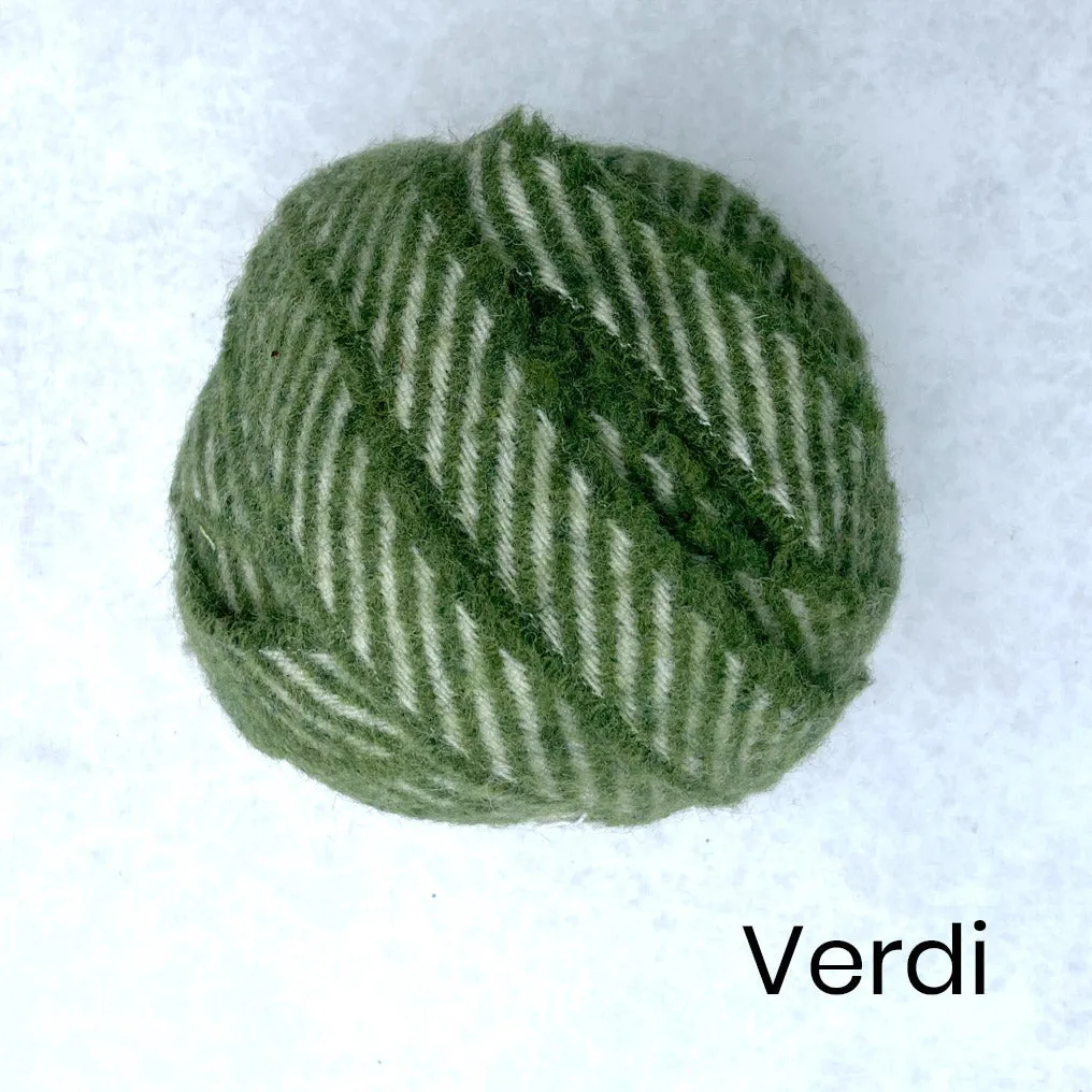 100% Wool Blanket Yarn - Greens