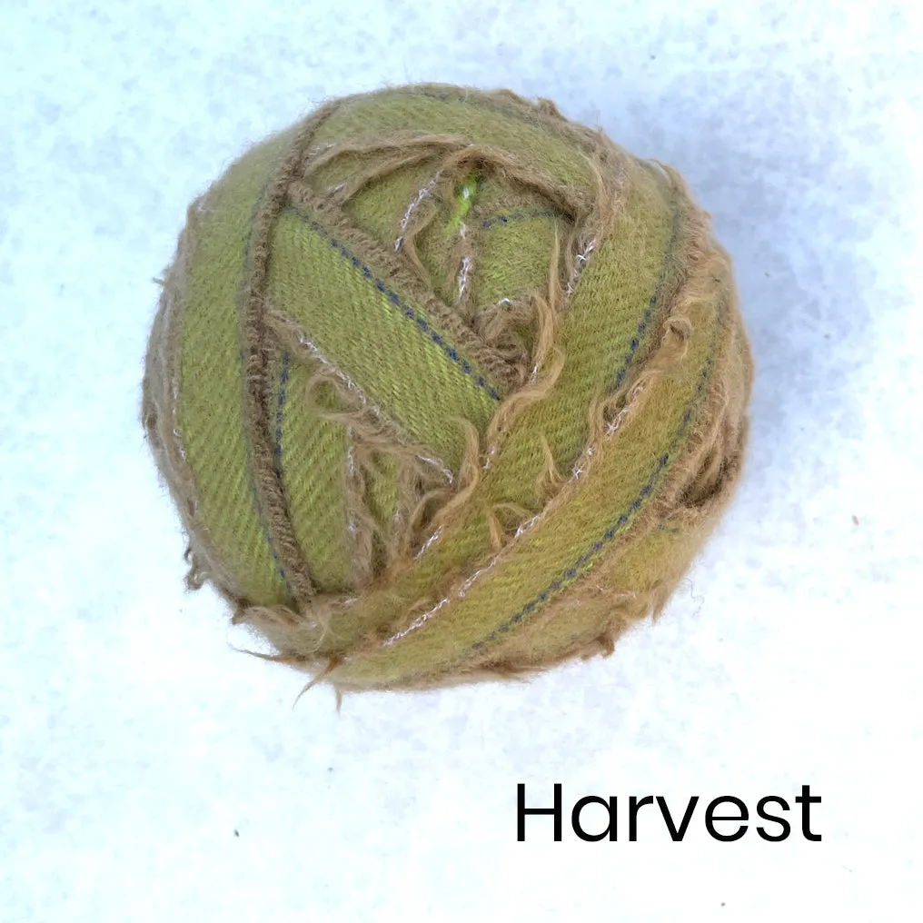 100% Wool Blanket Yarn - Greens