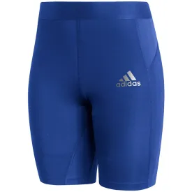 Adidas Men's Techfit Short Tight Shorts Blue Gu4915