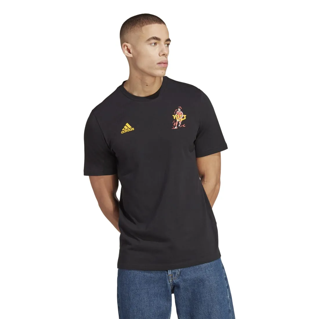 Adidas Salah Football Icon Men's Graphictees Black