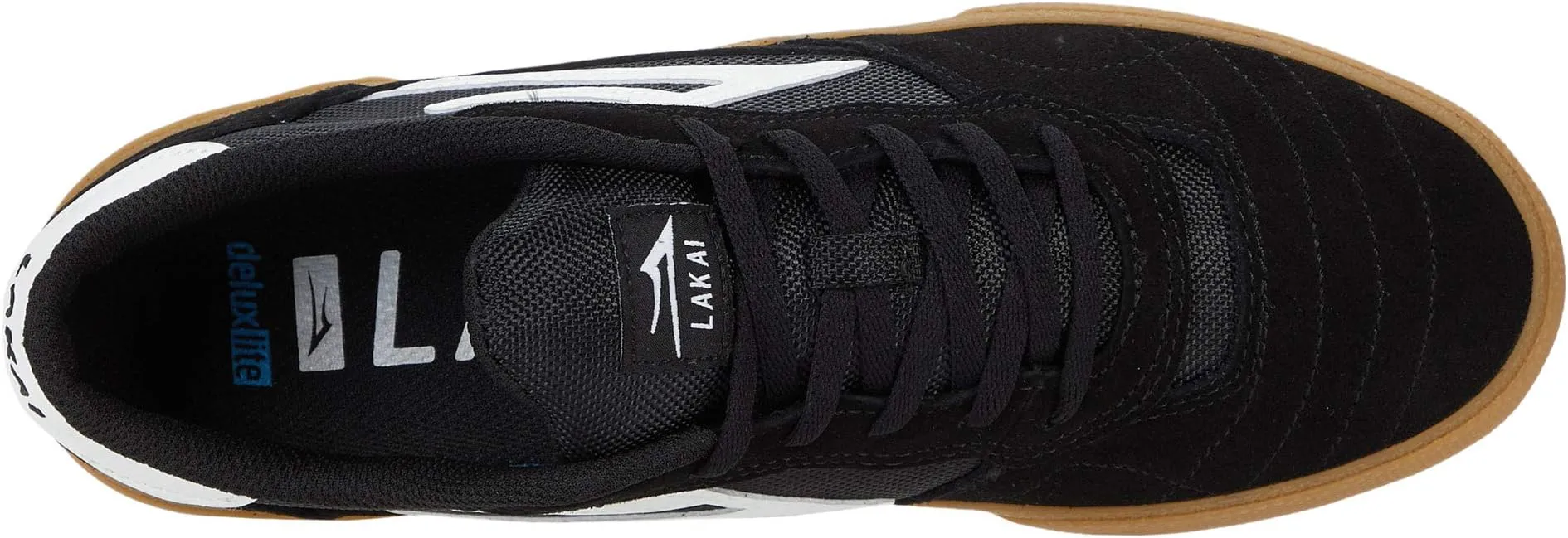 Cambridge Lakai sneakers in Black/Gum Suede