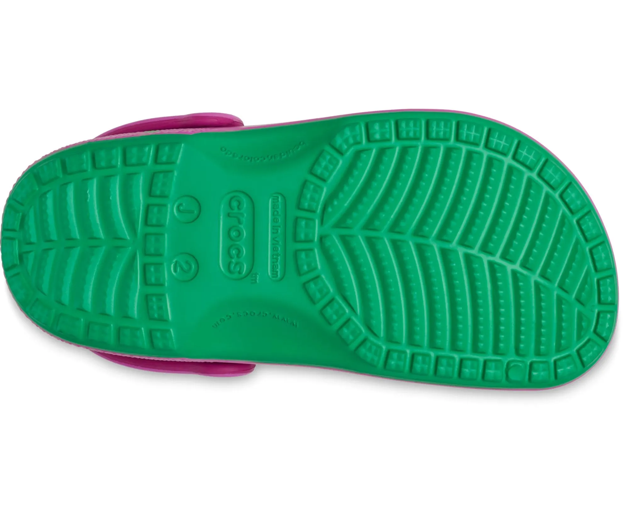 Children's clogs Crocs Classic x Barney, purple