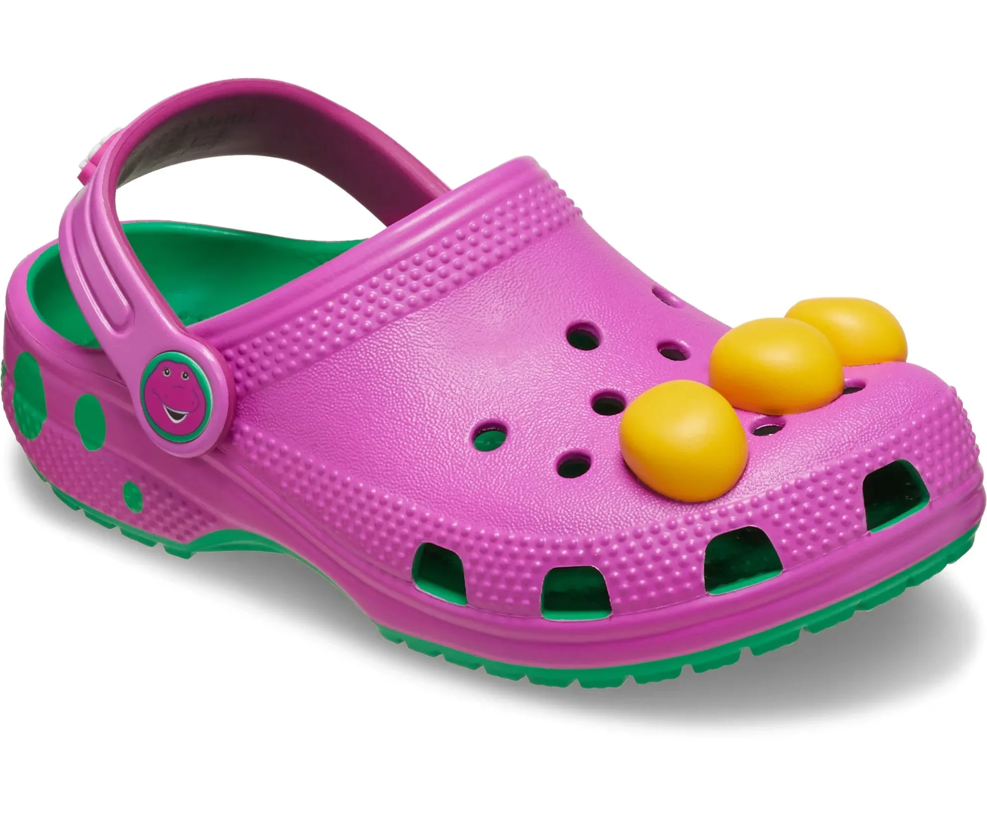 Children's clogs Crocs Classic x Barney, purple