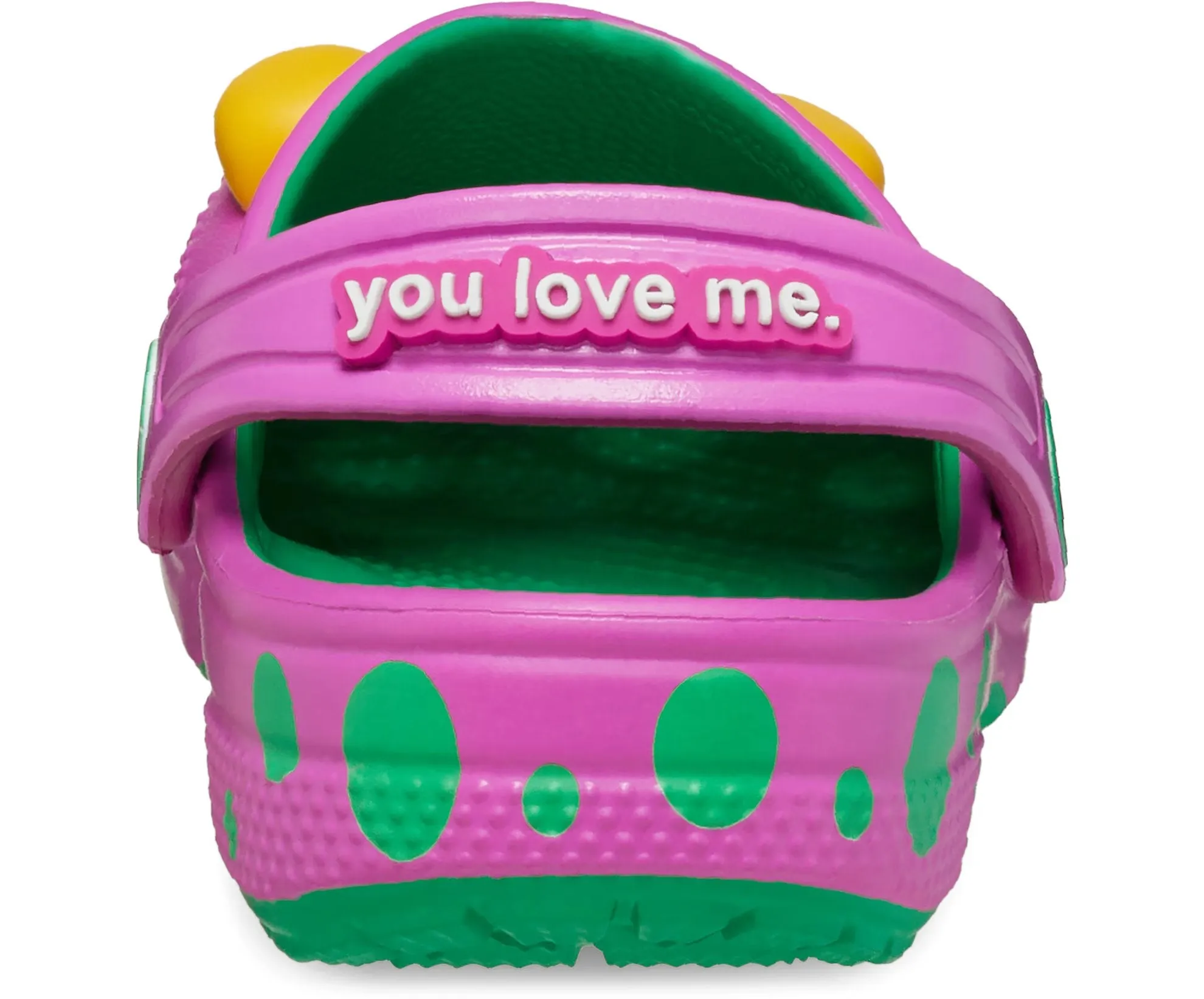 Children's clogs Crocs Classic x Barney, purple