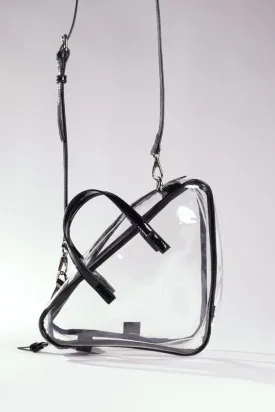 Clear Triangle PVC Bag – Trendy & Versatile