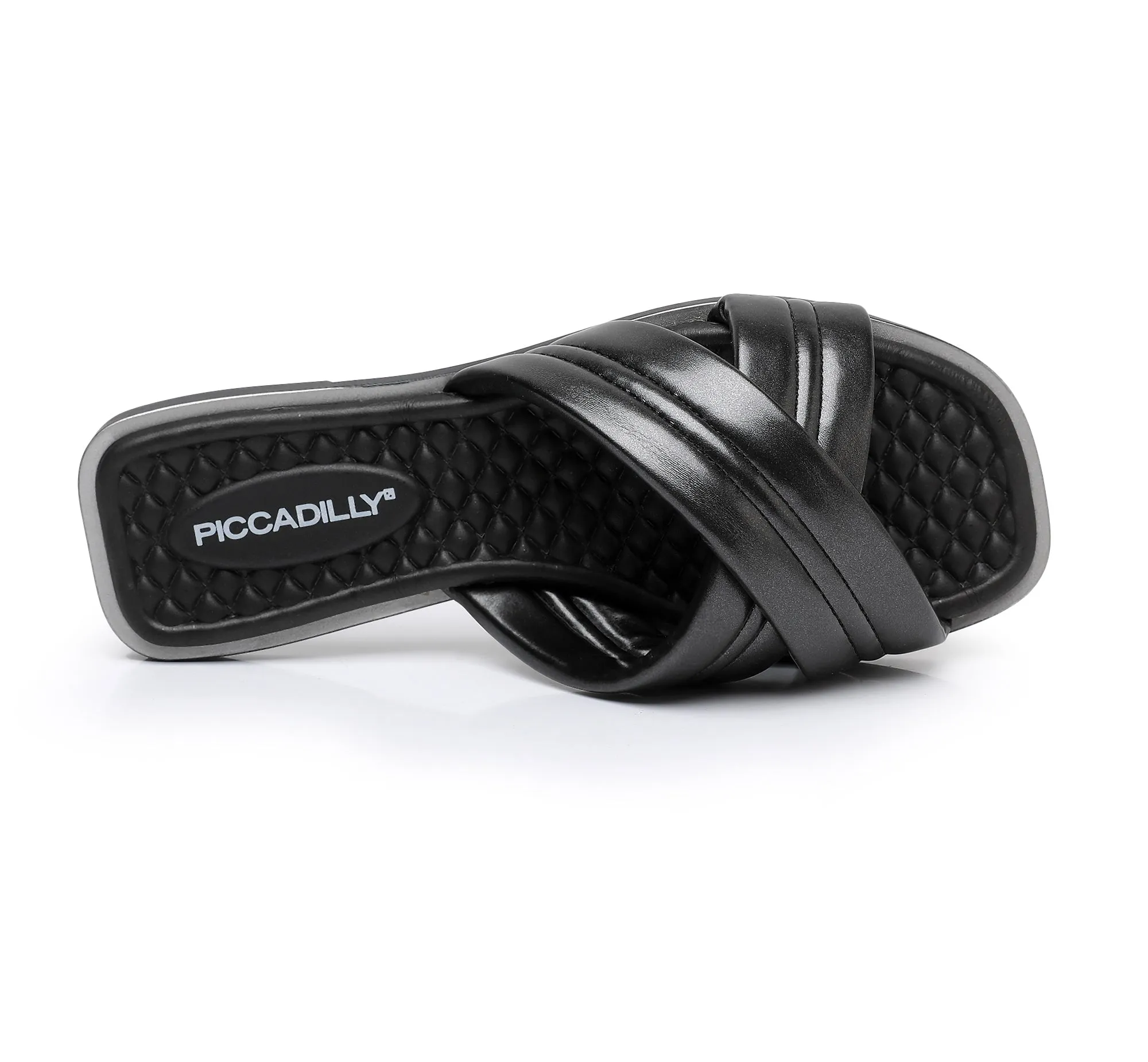 Criss Cross Strap Sandals - Black (355.006)