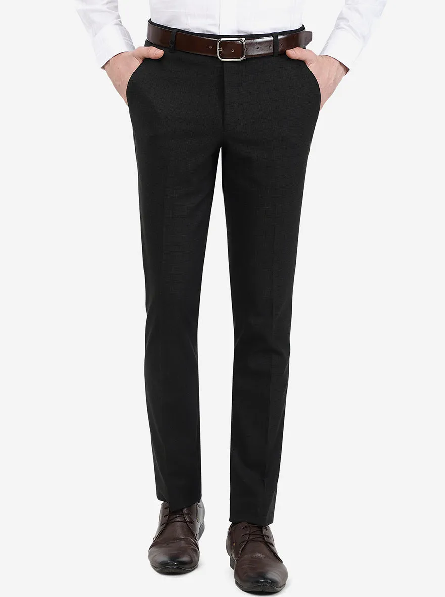 Dark Olive Solid Super Slim fit Formal Trouser | JB Studio