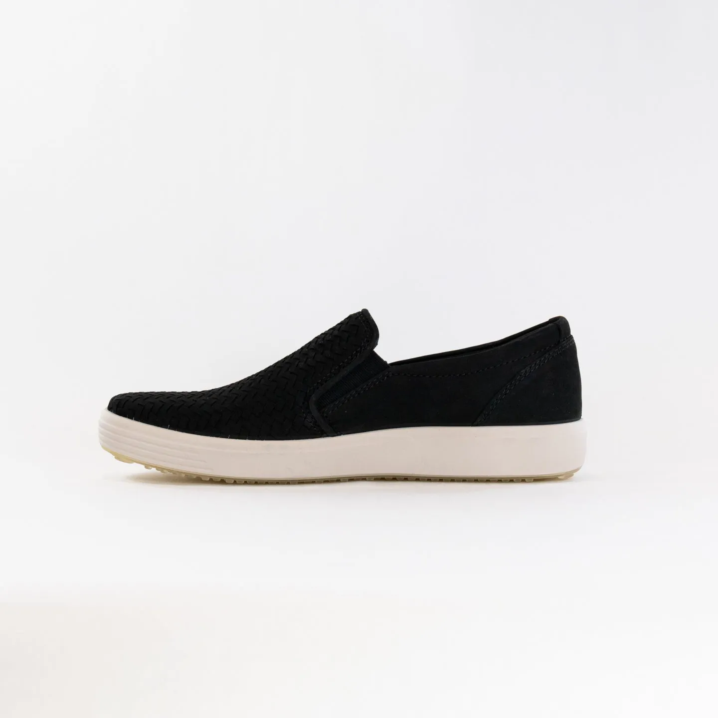 ECCO Men's Soft 7 Woven Slip-On (Men's) - Black