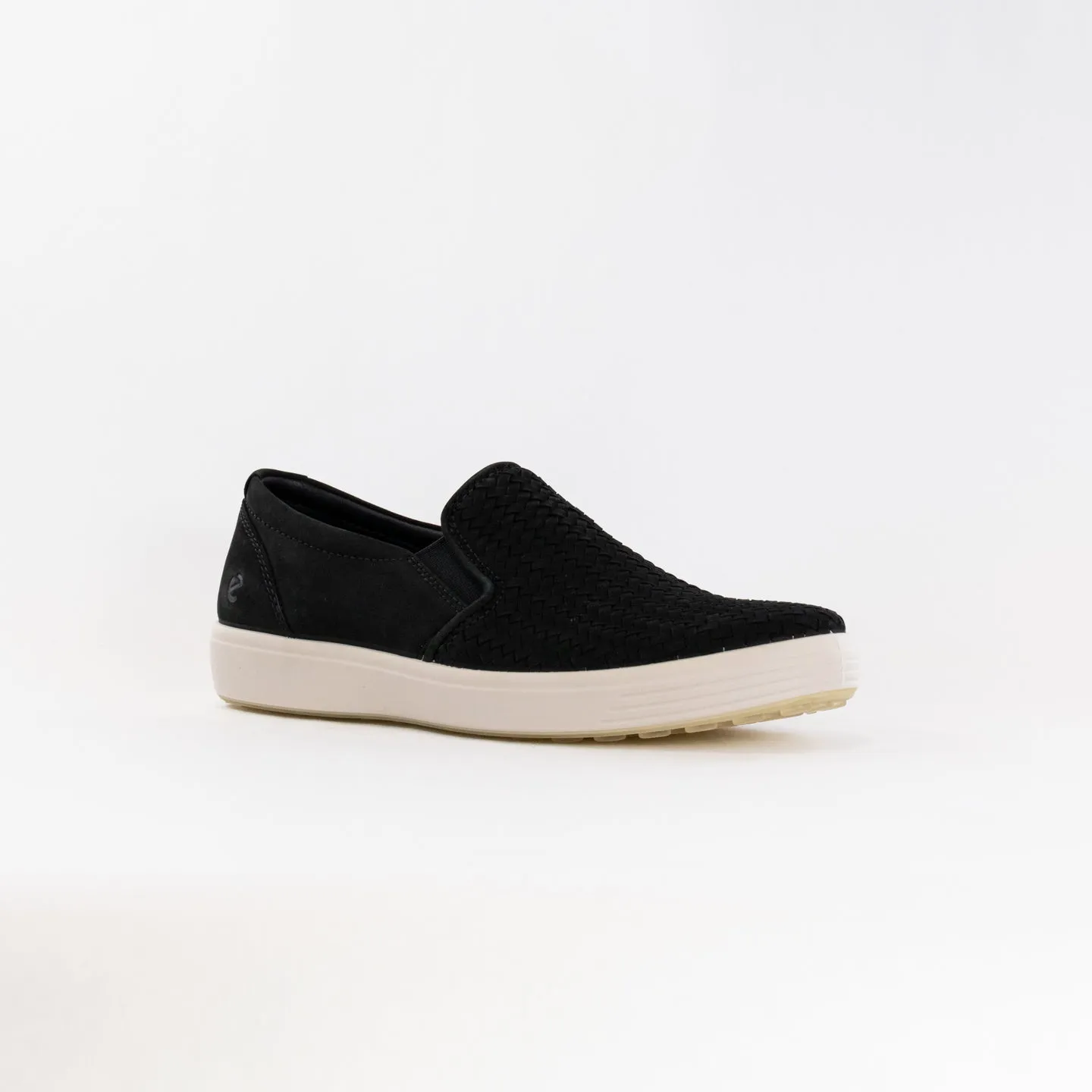 ECCO Men's Soft 7 Woven Slip-On (Men's) - Black