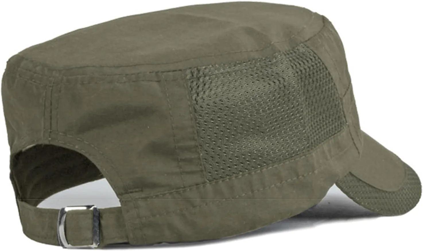 FASHIXD Mesh Military Cap Summer Army Hats for Men Quick Qry Short Bill Hat Cadet Cap