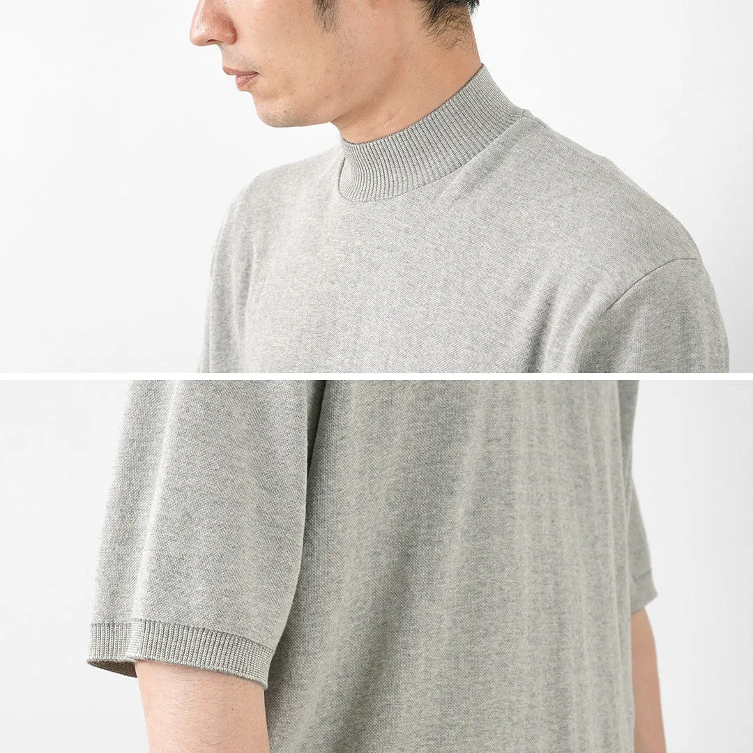 GICIPI / Calamaro Mock neck Relaxed fit Knit and sew