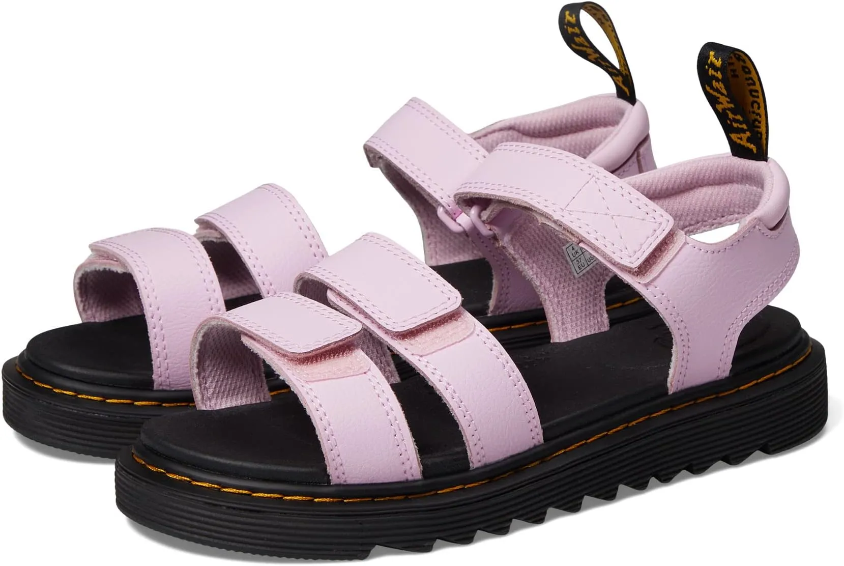 Klaire Dr Flat Sandals Martens Pale Pink Athena