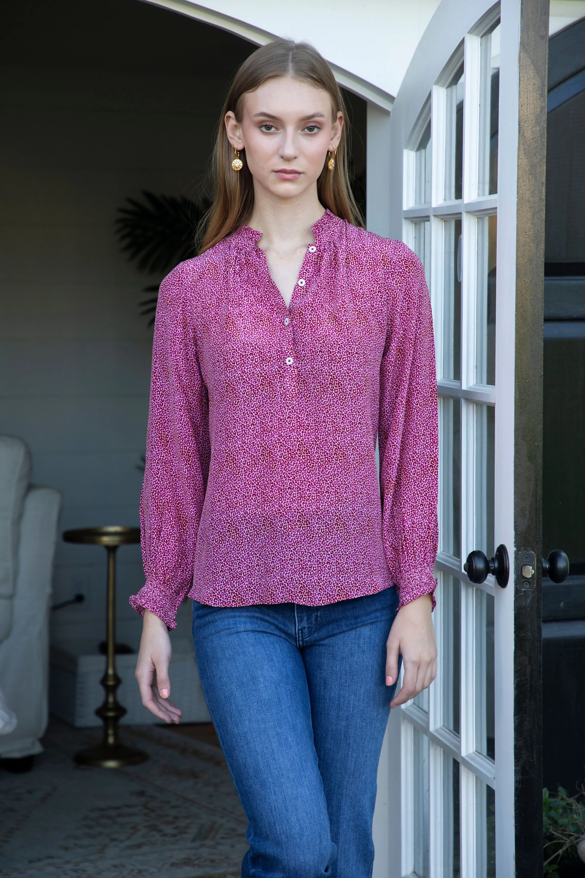 Lola Full Sleeve Silk Blouse