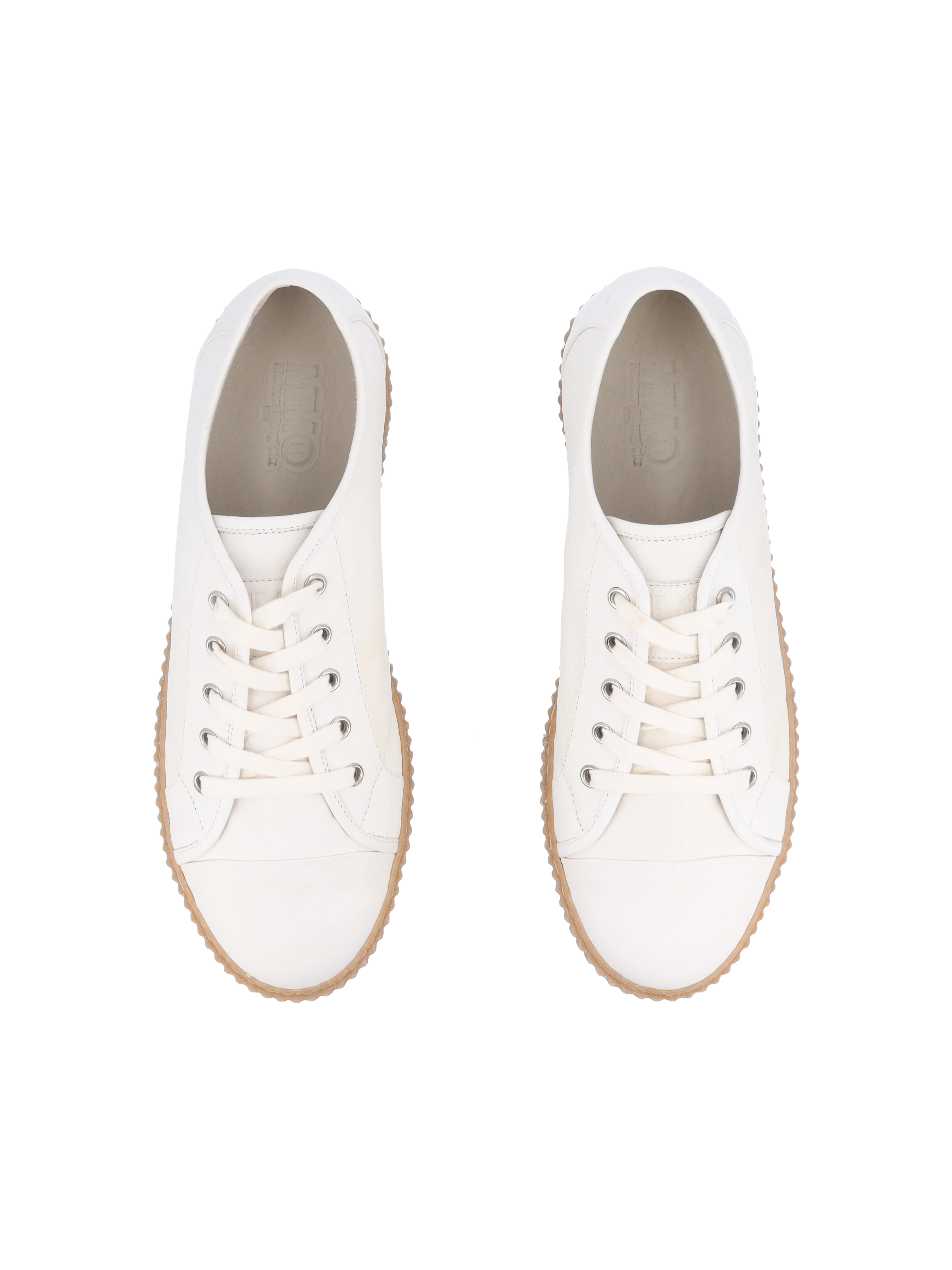 low-top leather sneakers