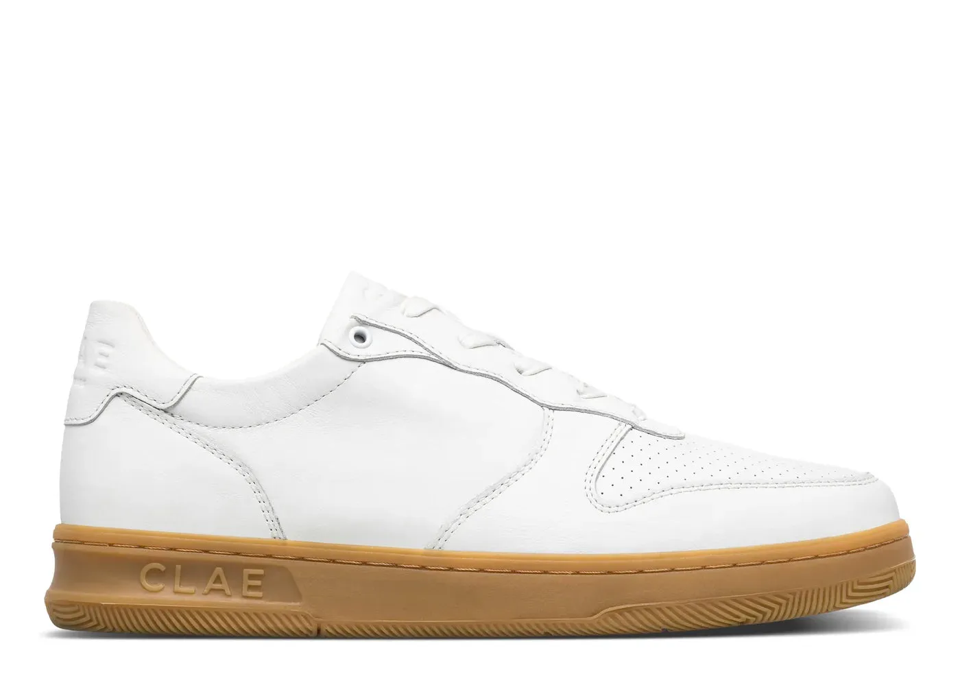 Malone White Leather Light Gum