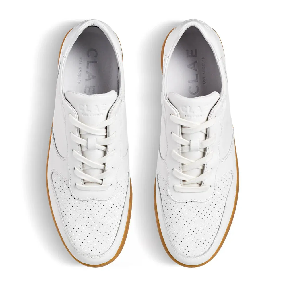 Malone White Leather Light Gum