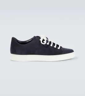 Manolo Blahnik suede sneakers, blue