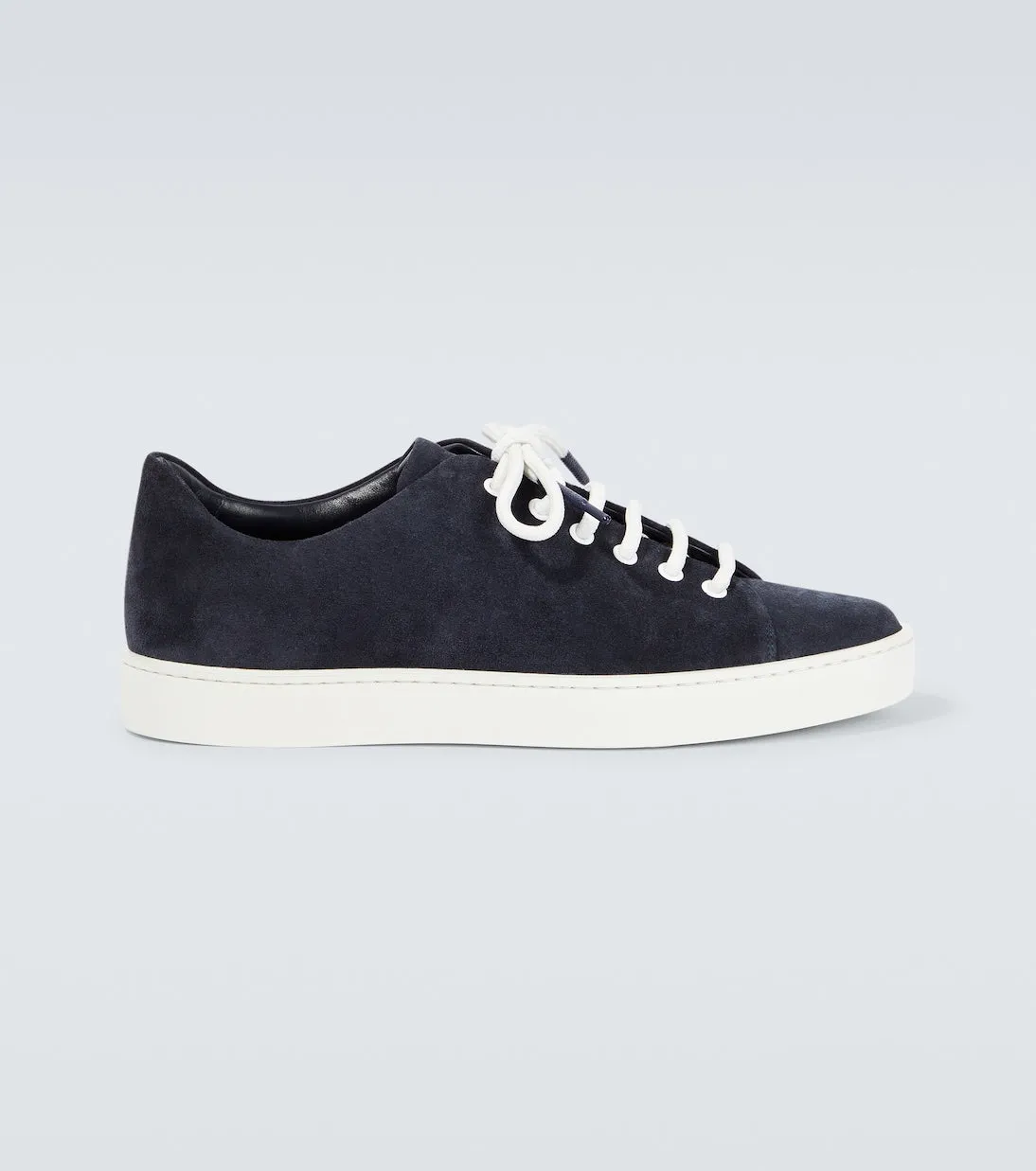 Manolo Blahnik suede sneakers, blue