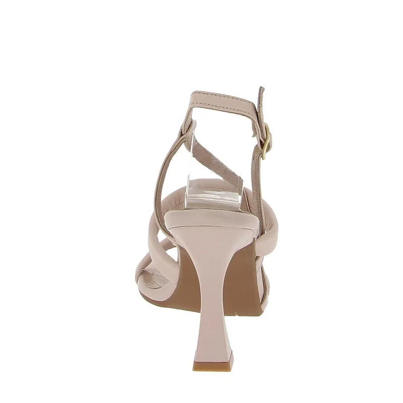 Marco Dalessi 7076 Nude Heeled Sandal