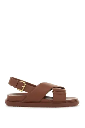 Marni Fussbett Leather Sandals (Size - 40)