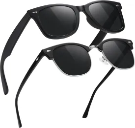 MEETSUN Polarized Sunglasses for Men Women Classic Retro Sun Glasses for Driving Fishing UV Protection