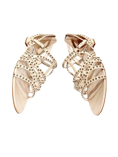 MIU MIU  SANDALS SIZE 10  NEW