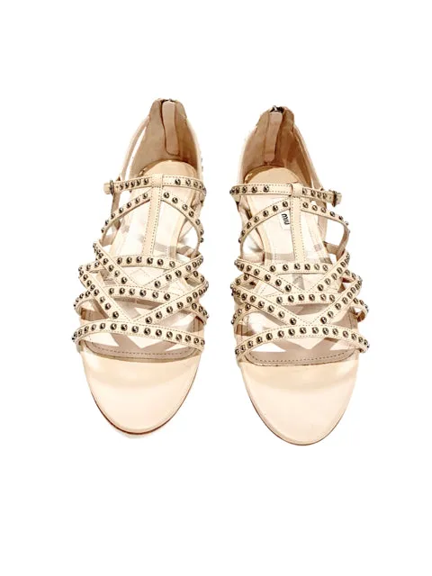 MIU MIU  SANDALS SIZE 10  NEW