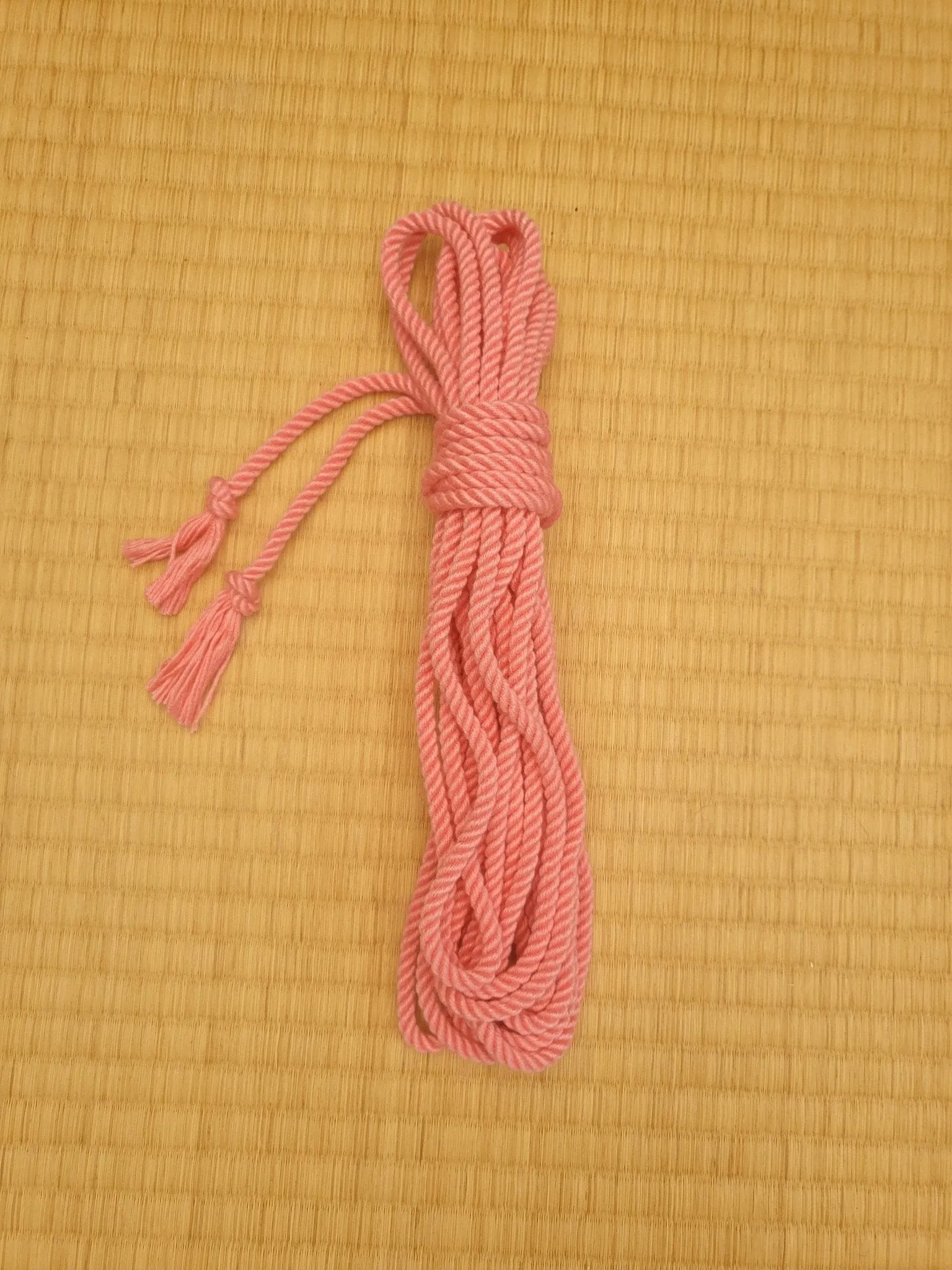 ‘Peach Melba’ Bondage Rope in Bamboo
