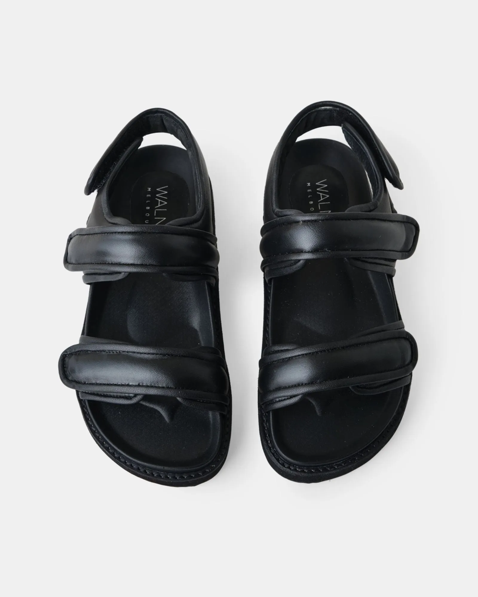Peta Leather Sandal - Black