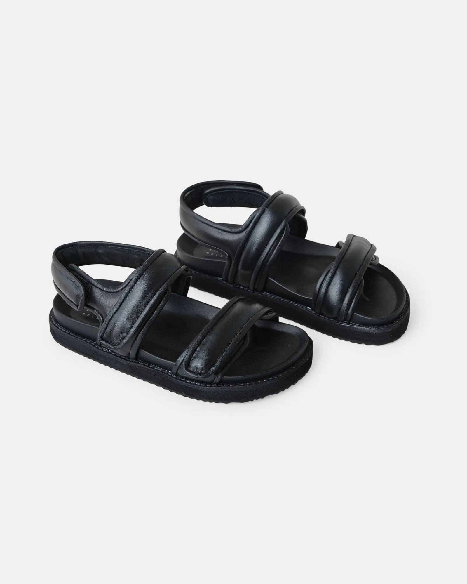Peta Leather Sandal - Black