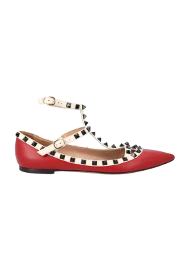 rockstud ballerinas