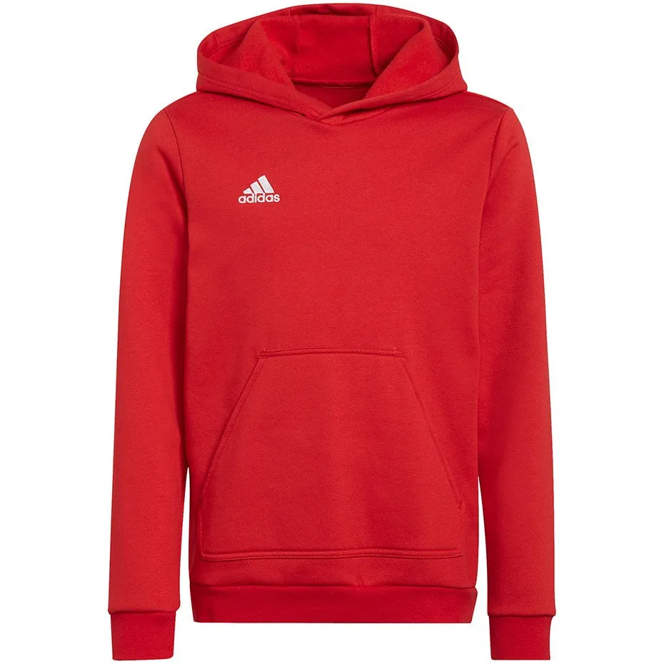 Sweatshirt For Kids Adidas Entrada 22 Hoody Red H57566 152Cm