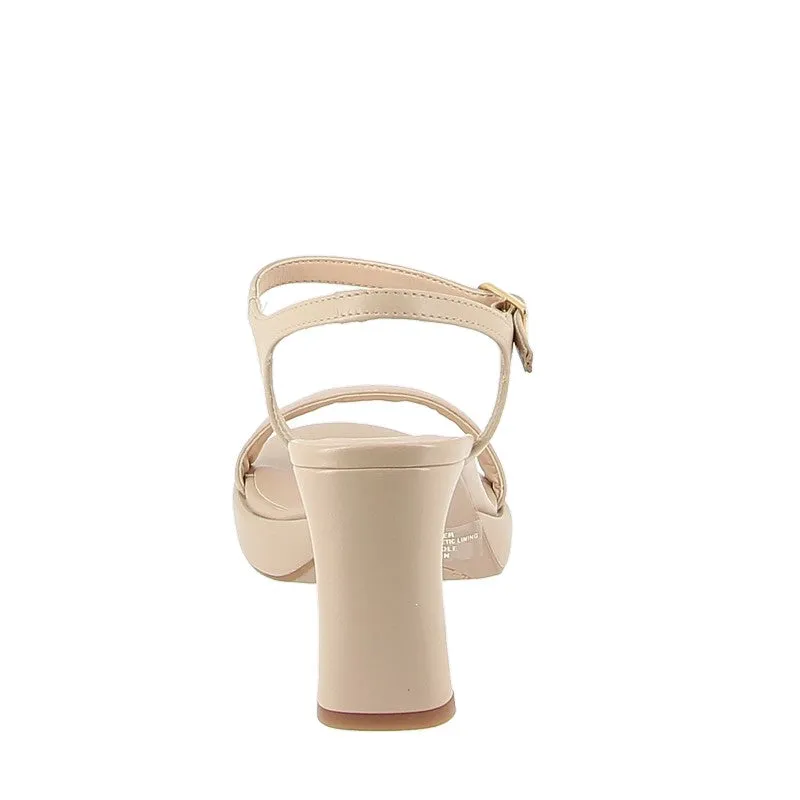 Unisa Soro Nude Platform Heeled Sandal