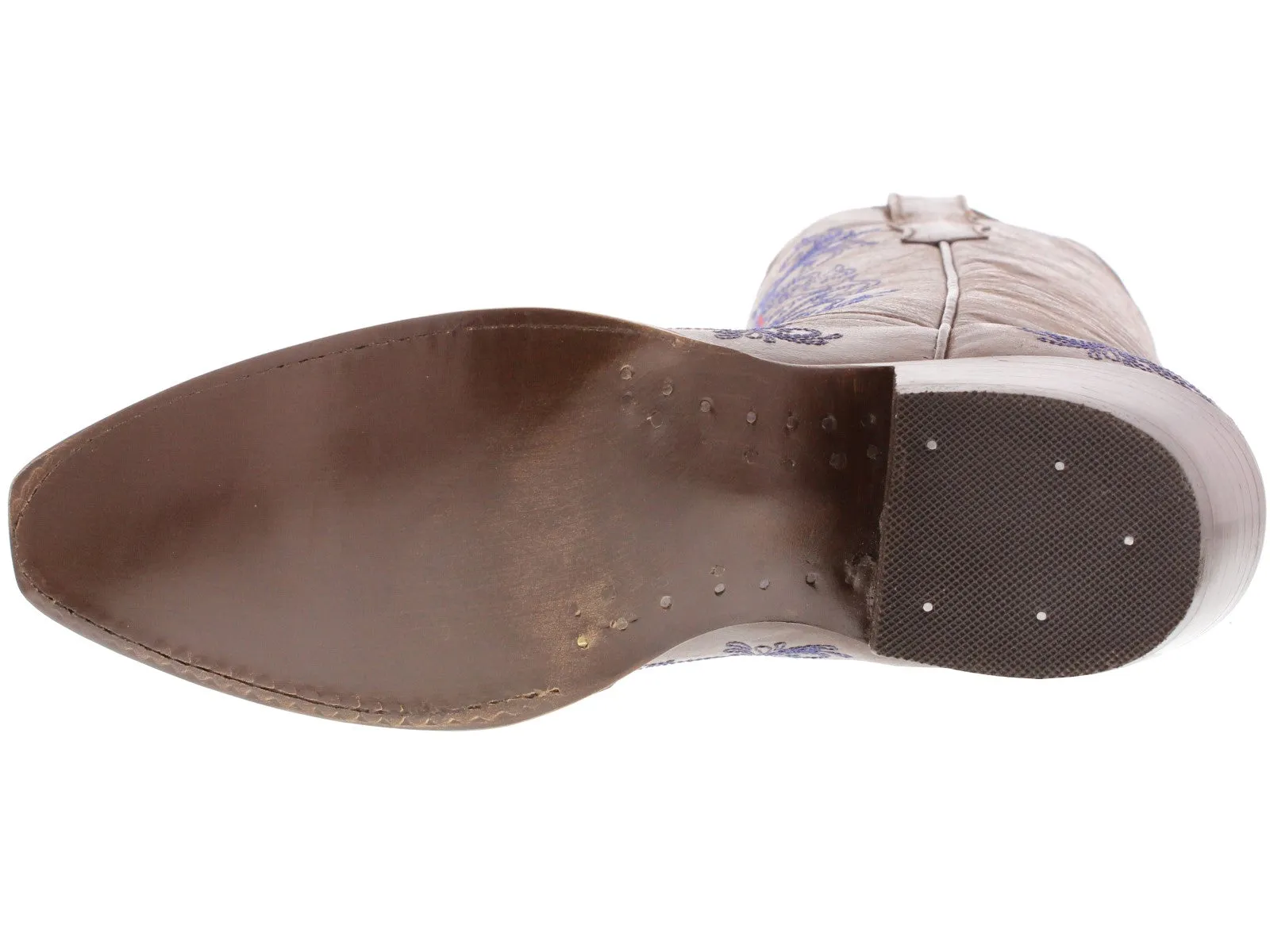 Women's New York Giants NFL Collection Leather Cowboy Boots
